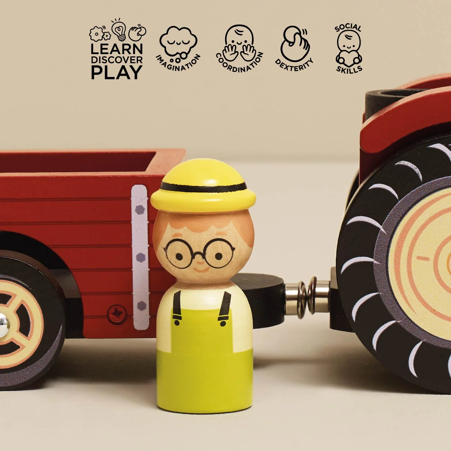 Farmyard Tractor & Trailer - Image 3