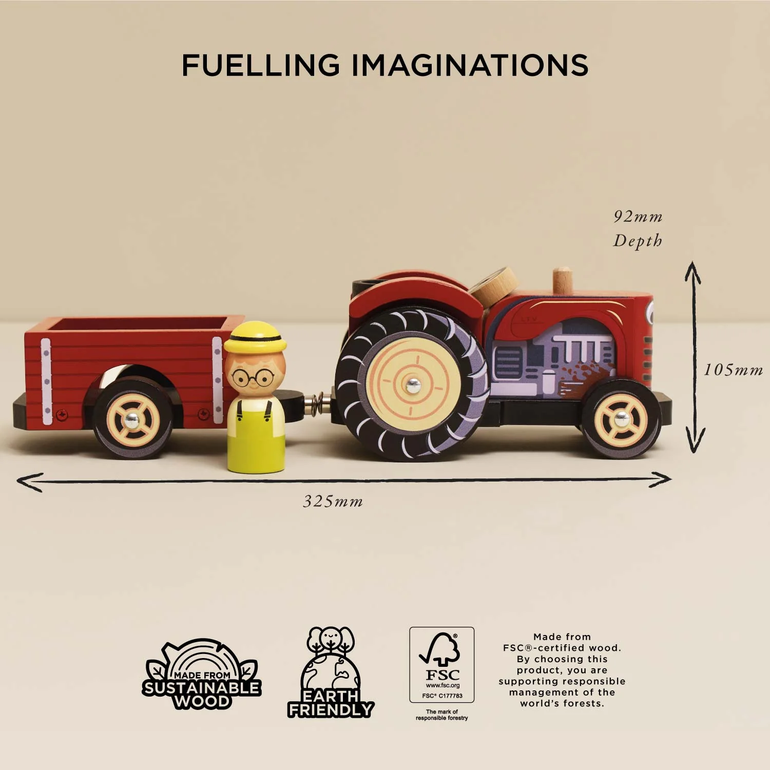 Farmyard Tractor & Trailer - Image 6