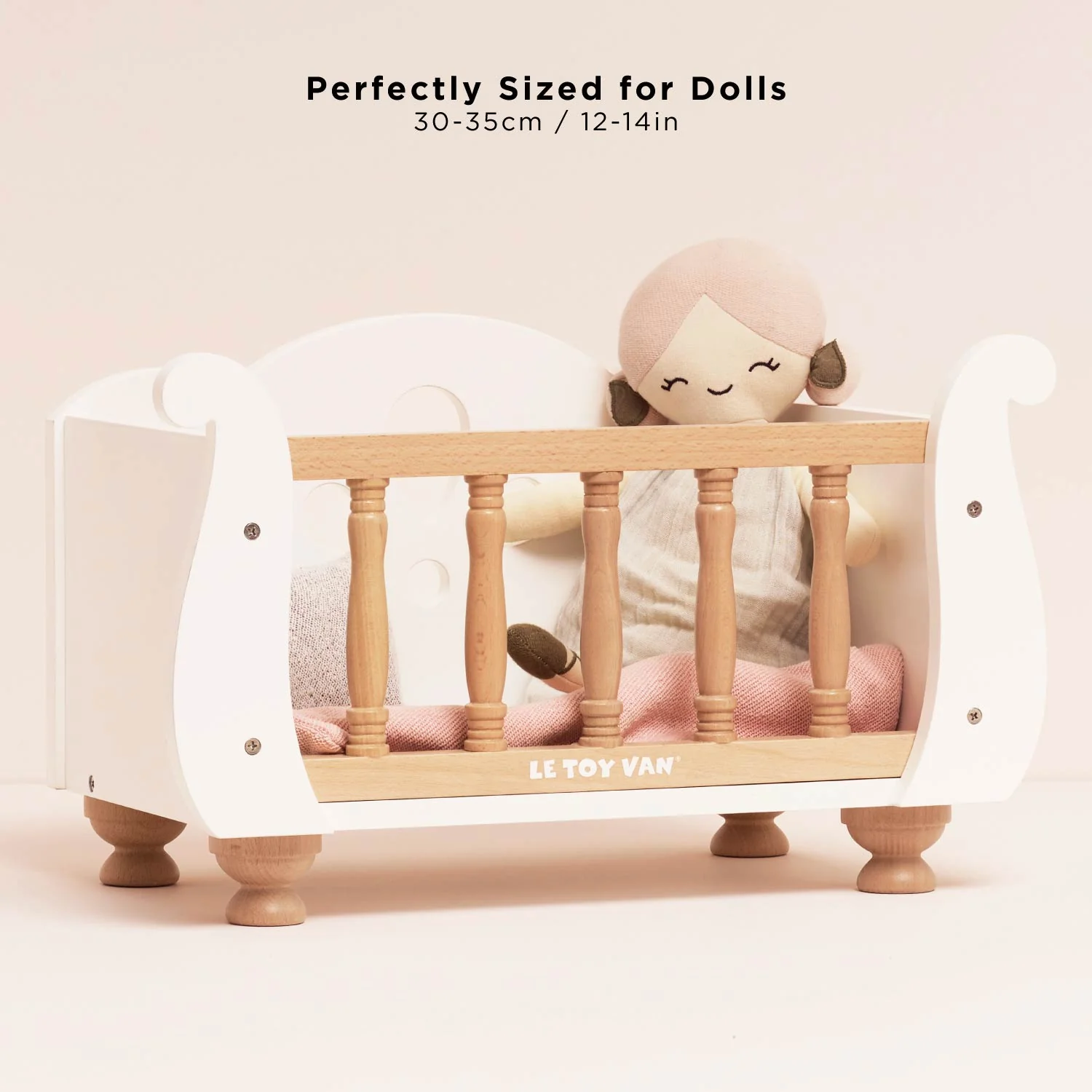 Wooden Dolls Cot - Image 4