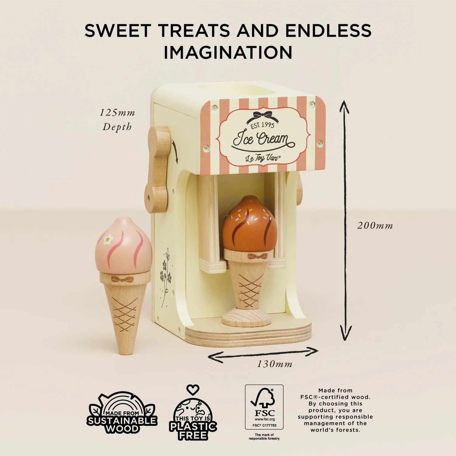 Ice Cream Machine & Play Food Cones - Image 7