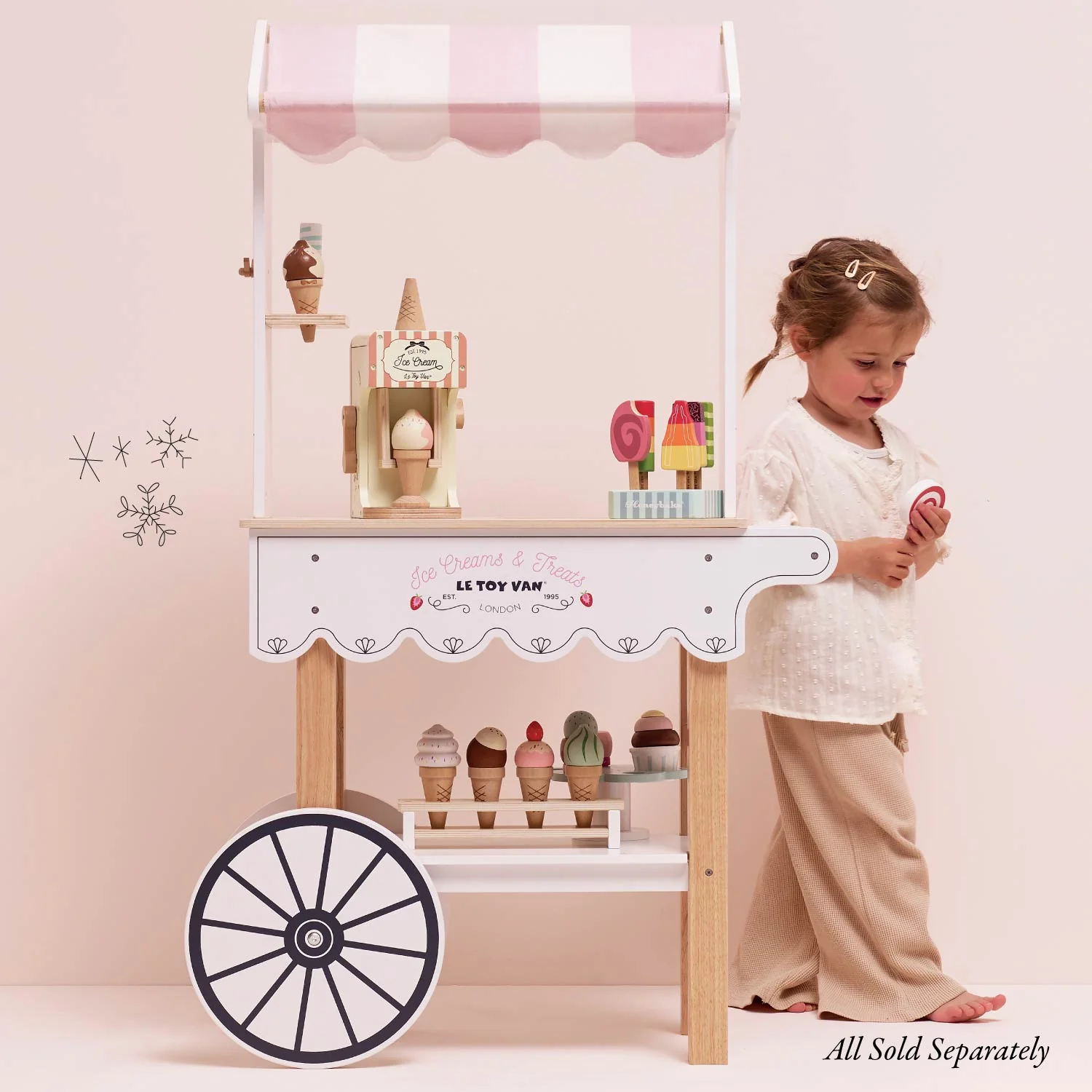 Wooden Ice Cream Cones Set - Image 6