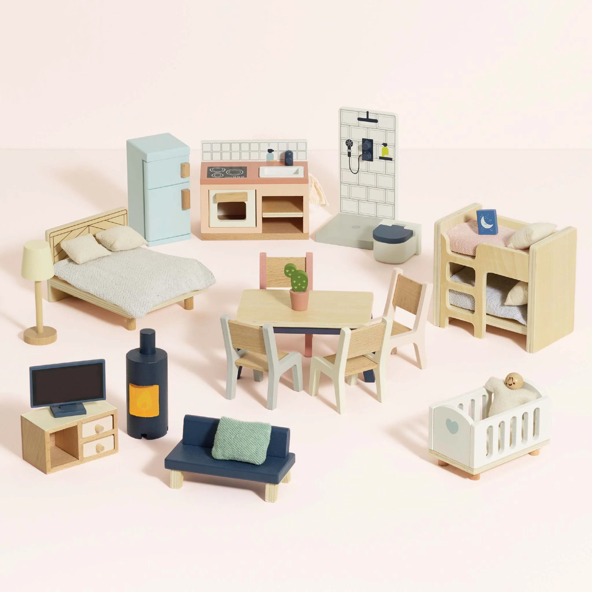 Complete Dolls House Furniture Set